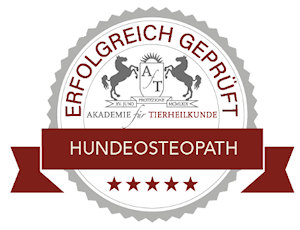 Erfolgreich geprüfte Hundeosteopathin